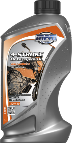 MPM 4-Stroke Motorcycle Oil 10W40 Semi Synthetic (red) | 1 l