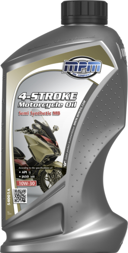 MPM 4-Stroke Motorcycle Oil 10W30 Semi Synthetic MB | 1 l