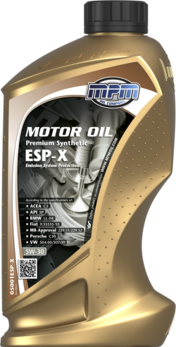 MPM Motor Oil 5W30 Premium Synthetic ESP-X (C3) | 1 l