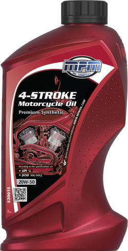 MPM 4-Stroke Motorcycle Oil 20W50 Premium Synthetic | 1 l