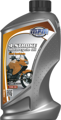 MPM 4-Stroke Motorcycle Oil 15W50 Semi Synthetic | 1 l