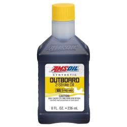 AMSOIL Saber&#174; Outboard Synthetic 100:1 Pre-Mix 2-Cycle Oil | 8 oz