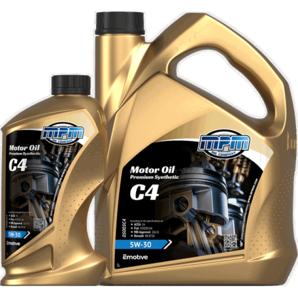 MPM Motor Oil 5W30 Premium Synthetic C4 Renault 05000C4 tepalubaze