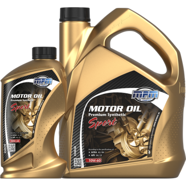 MPM Motor Oil 10W60 Premium Synthetic Sport 05000R tepalubaze