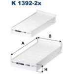 Salono filtras FILTRON K1392-2x - Image 1