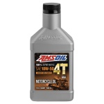 AMSOIL 10W50 100% Synthetic 4T Performance Motorcycle Oil - Image 1