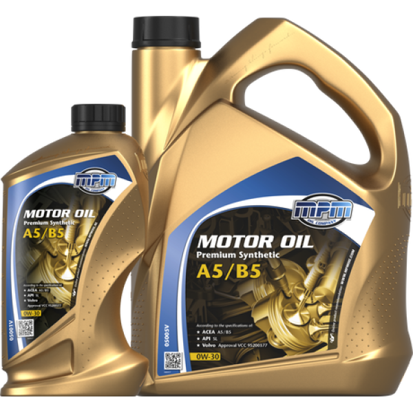 MPM Motor Oil 0W30 Premium Synthetic A5/B5 05000V tepalubaze