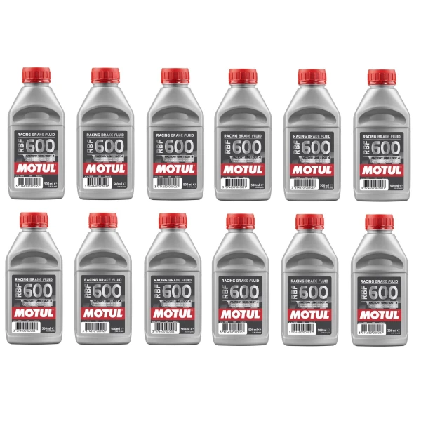 MOTUL Racing Brake Fluid RBF 600 12x500ml 100948 tepalubaze