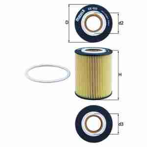 Alyvos filtras KNECHT OX433D