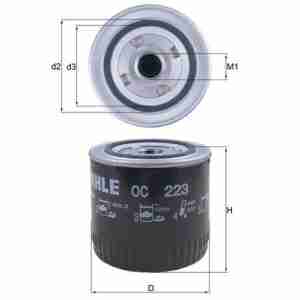 Alyvos filtras KNECHT OC223