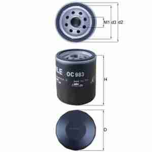 Alyvos filtras KNECHT OC983