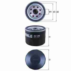 Alyvos filtras KNECHT OC1290