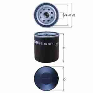 Alyvos filtras KNECHT OC405/3