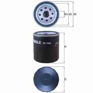 Alyvos filtras KNECHT OC1063