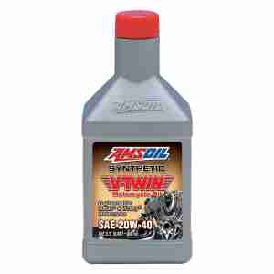 AMSOIL 20W40 100% Synthetic V-Twin Motorcycle Oil