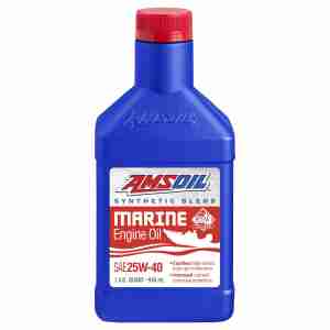 AMSOIL 25W40 Synthetic-Blend Marine Engine Oil