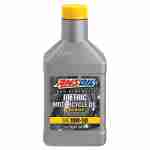 AMSOIL 10W50 100% Synthetic Metric Motorcycle Oil - Image 1