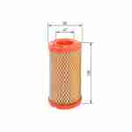 Oro filtras BOSCH S 0371 - Image 3