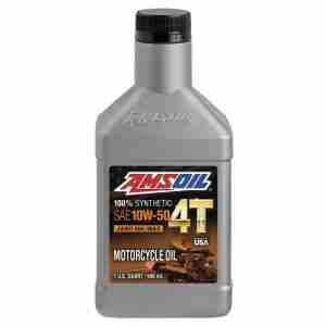AMSOIL 10W50 100% Synthetic 4T Performance Motorcycle Oil